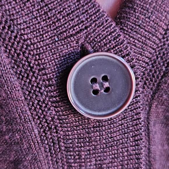 Loft V-Neck Button-Down Cardigan in Women's Small - Picture 7 of 14